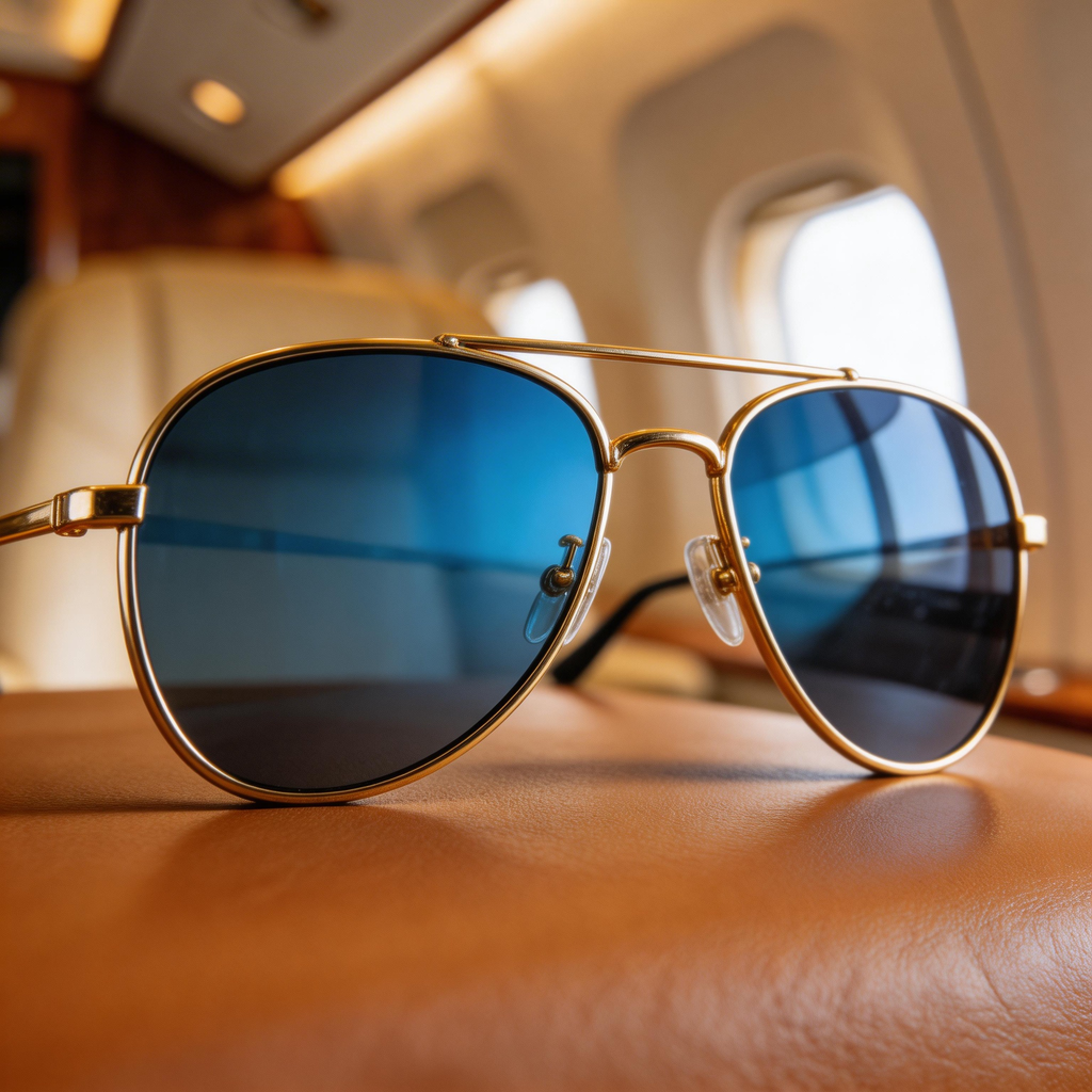 ✨ Trendy | Metal & Plastic Frame | Stylish Outdoor Look | Perfect for Fashion Lovers | Stunning Blue Lenses