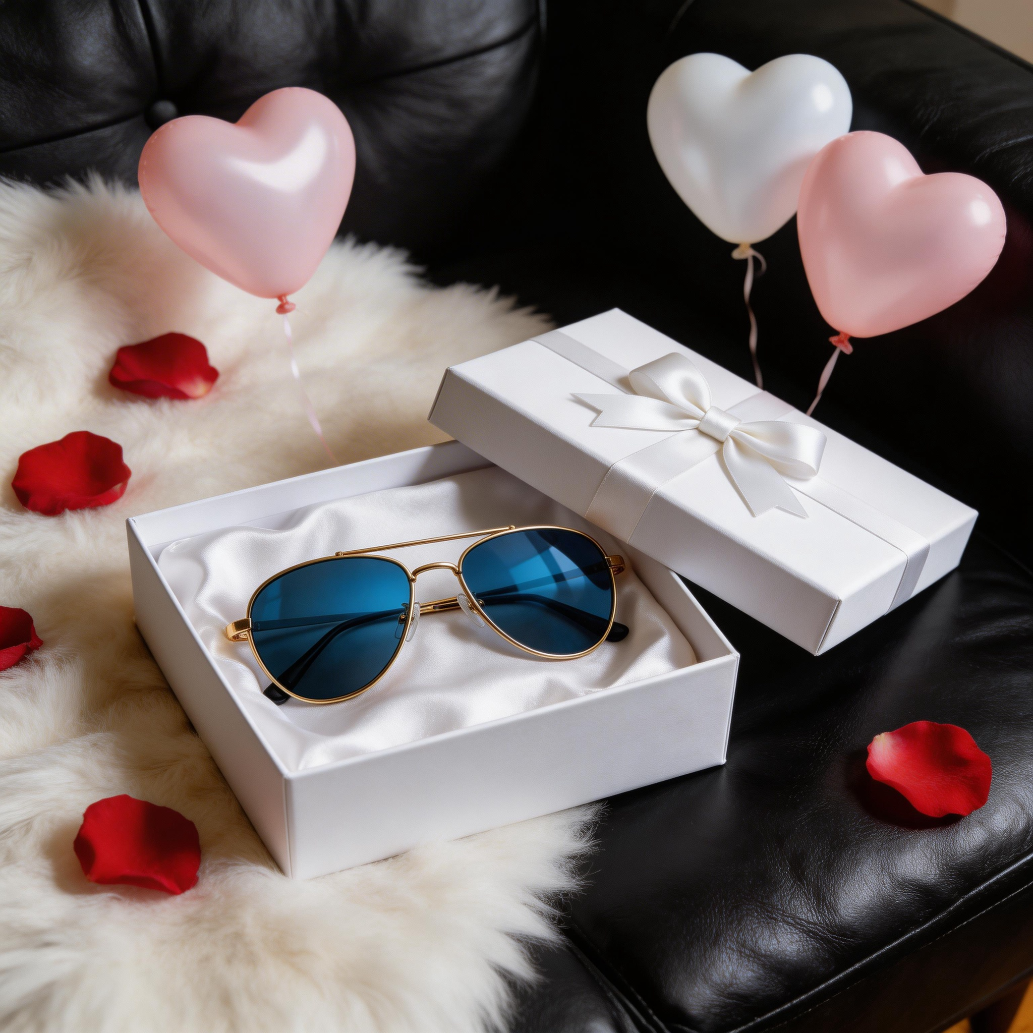 ✨ Trendy | Metal & Plastic Frame | Stylish Outdoor Look | Perfect for Fashion Lovers | Stunning Blue Lenses