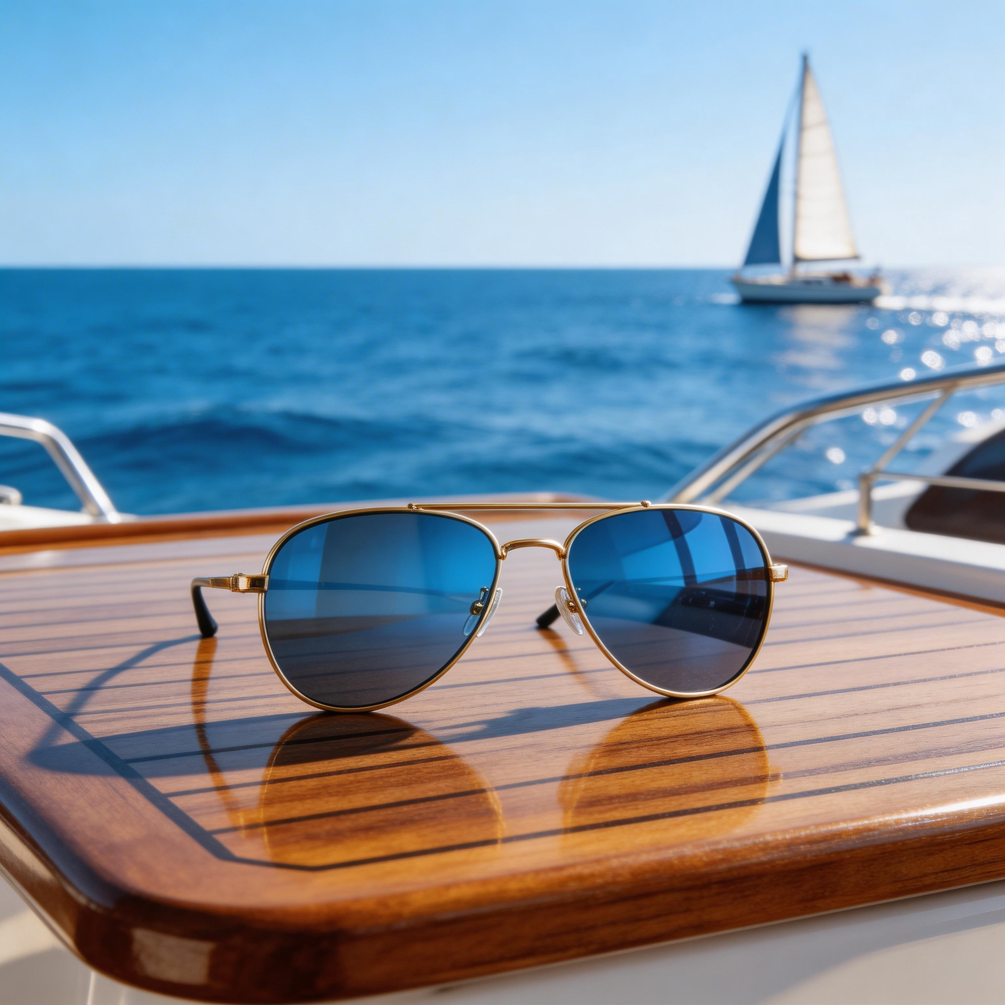 ✨ Trendy | Metal & Plastic Frame | Stylish Outdoor Look | Perfect for Fashion Lovers | Stunning Blue Lenses
