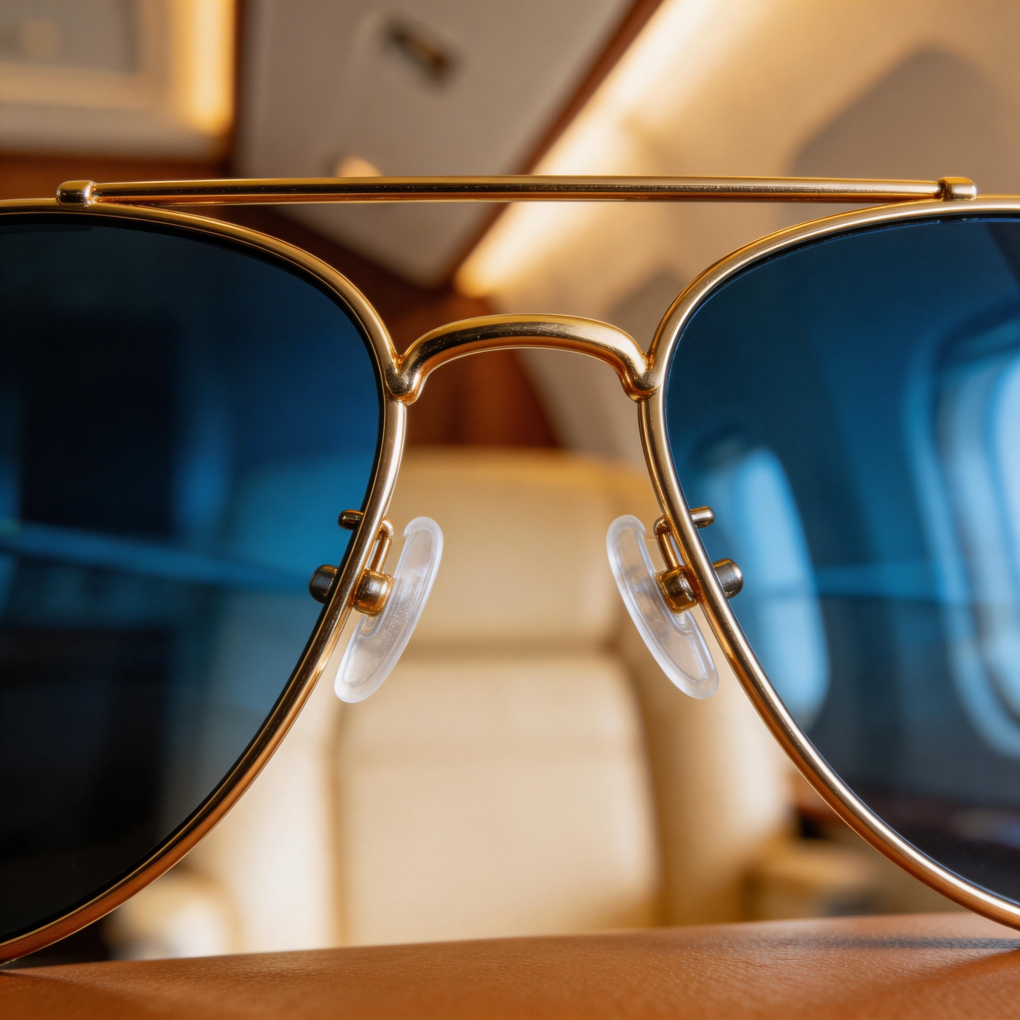 ✨ Trendy | Metal & Plastic Frame | Stylish Outdoor Look | Perfect for Fashion Lovers | Stunning Blue Lenses