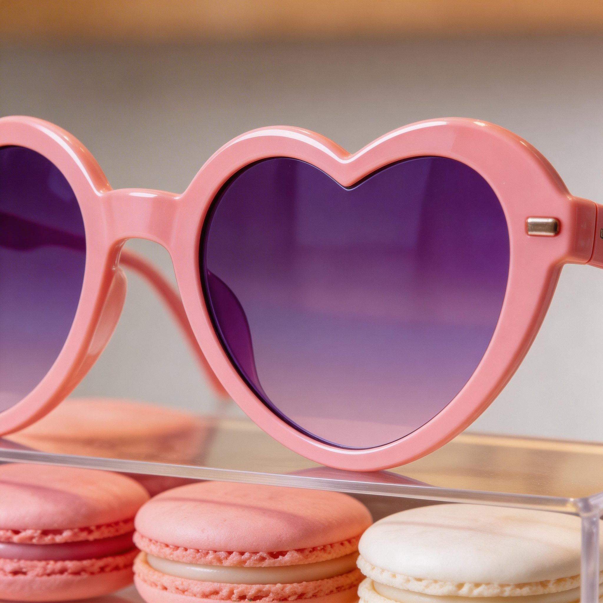 ✨ Chic | Plastic Frame | Fun & Bold Summer Vibes | Perfect for Fashionistas | Lovely Purple Lenses