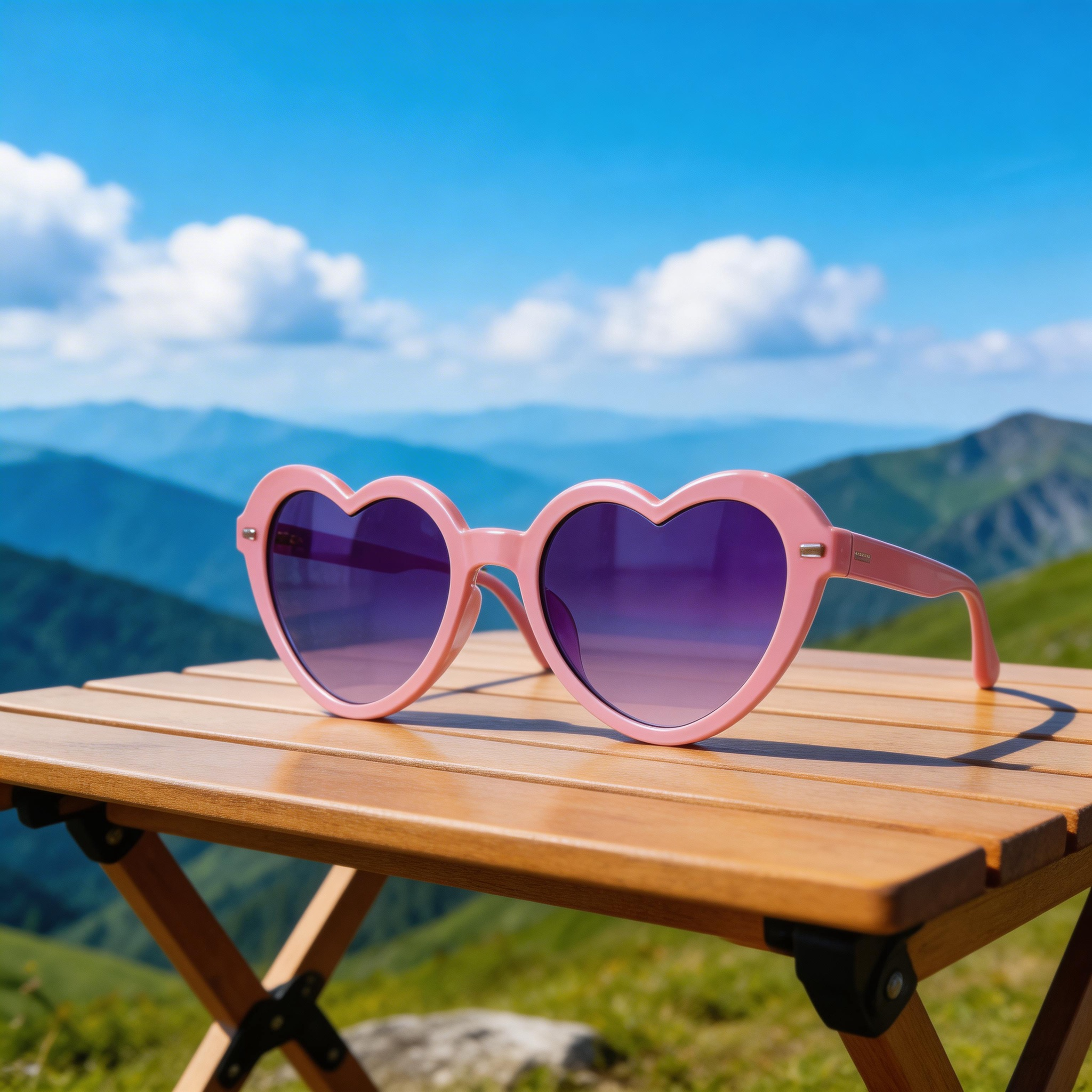 ✨ Chic | Plastic Frame | Fun & Bold Summer Vibes | Perfect for Fashionistas | Lovely Purple Lenses