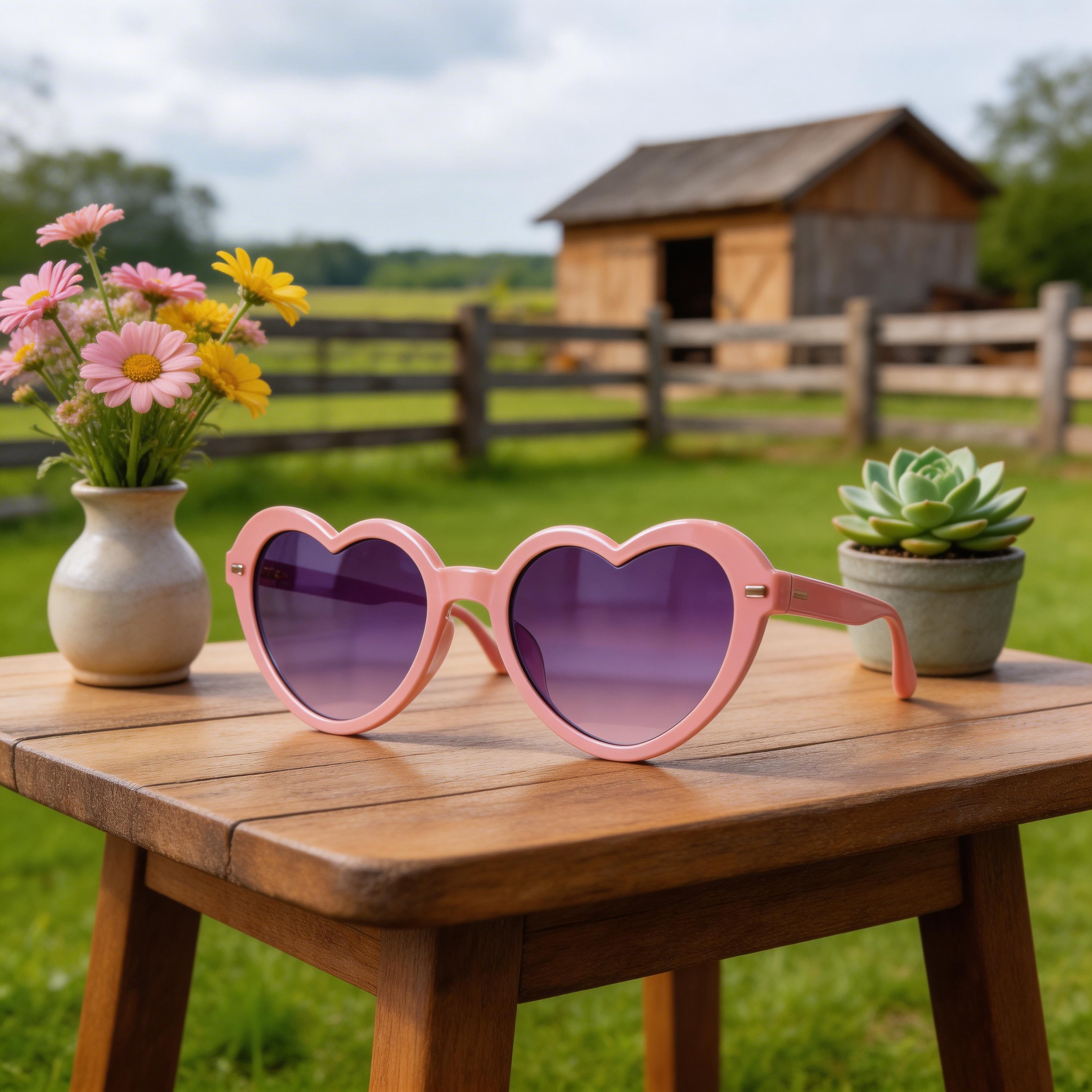✨ Chic | Plastic Frame | Fun & Bold Summer Vibes | Perfect for Fashionistas | Lovely Purple Lenses