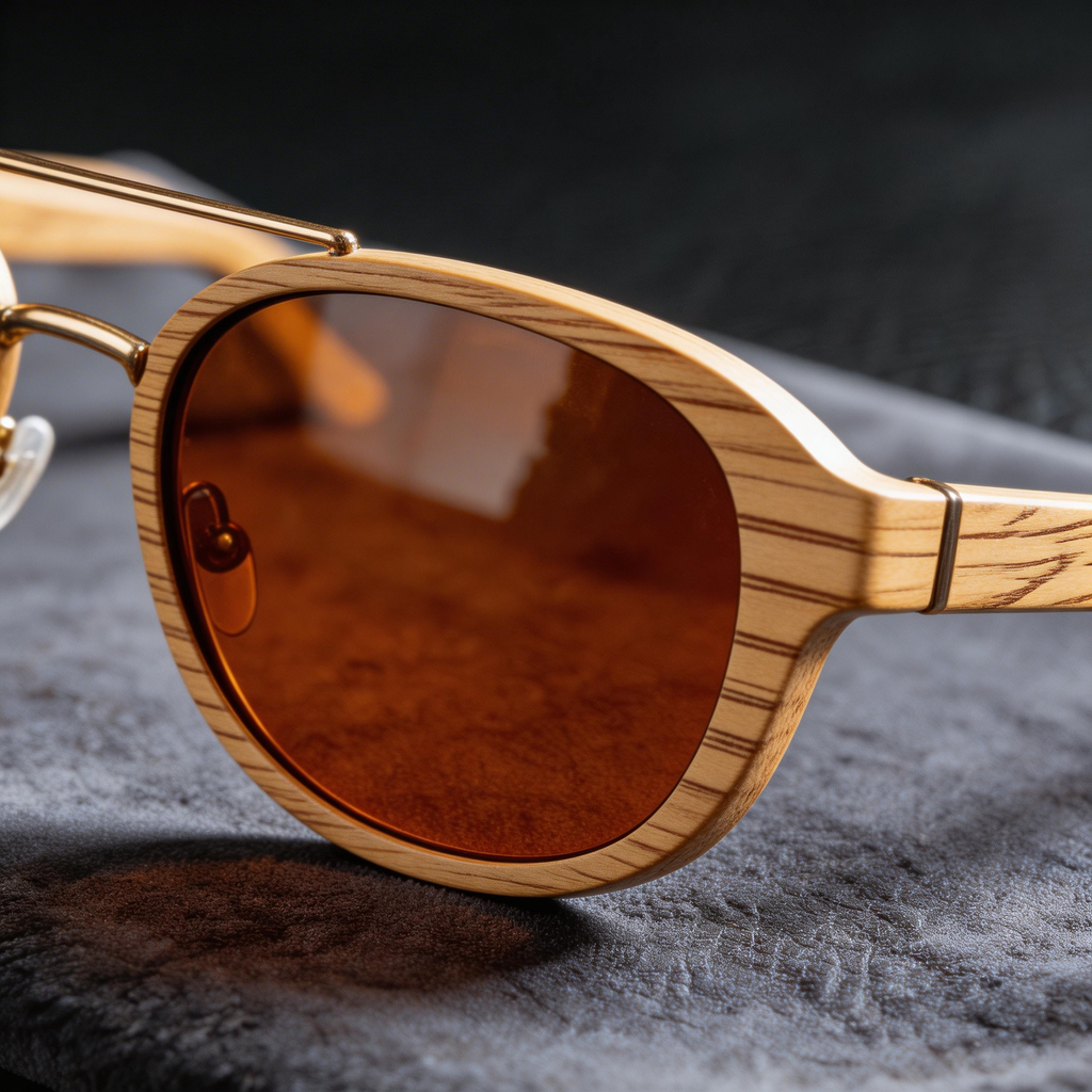✨ Unique | Wooden Frame | Stylish Outdoor Look | Ideal for Nature Lovers | Stunning Brown Lenses