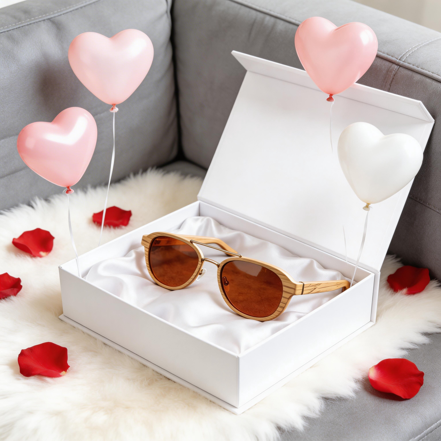 ✨ Unique | Wooden Frame | Stylish Outdoor Look | Ideal for Nature Lovers | Stunning Brown Lenses