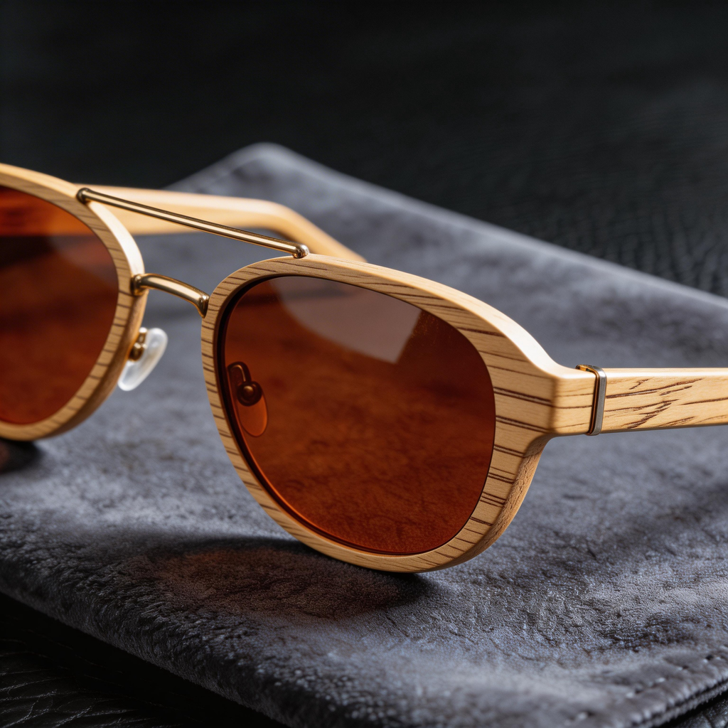 ✨ Unique | Wooden Frame | Stylish Outdoor Look | Ideal for Nature Lovers | Stunning Brown Lenses