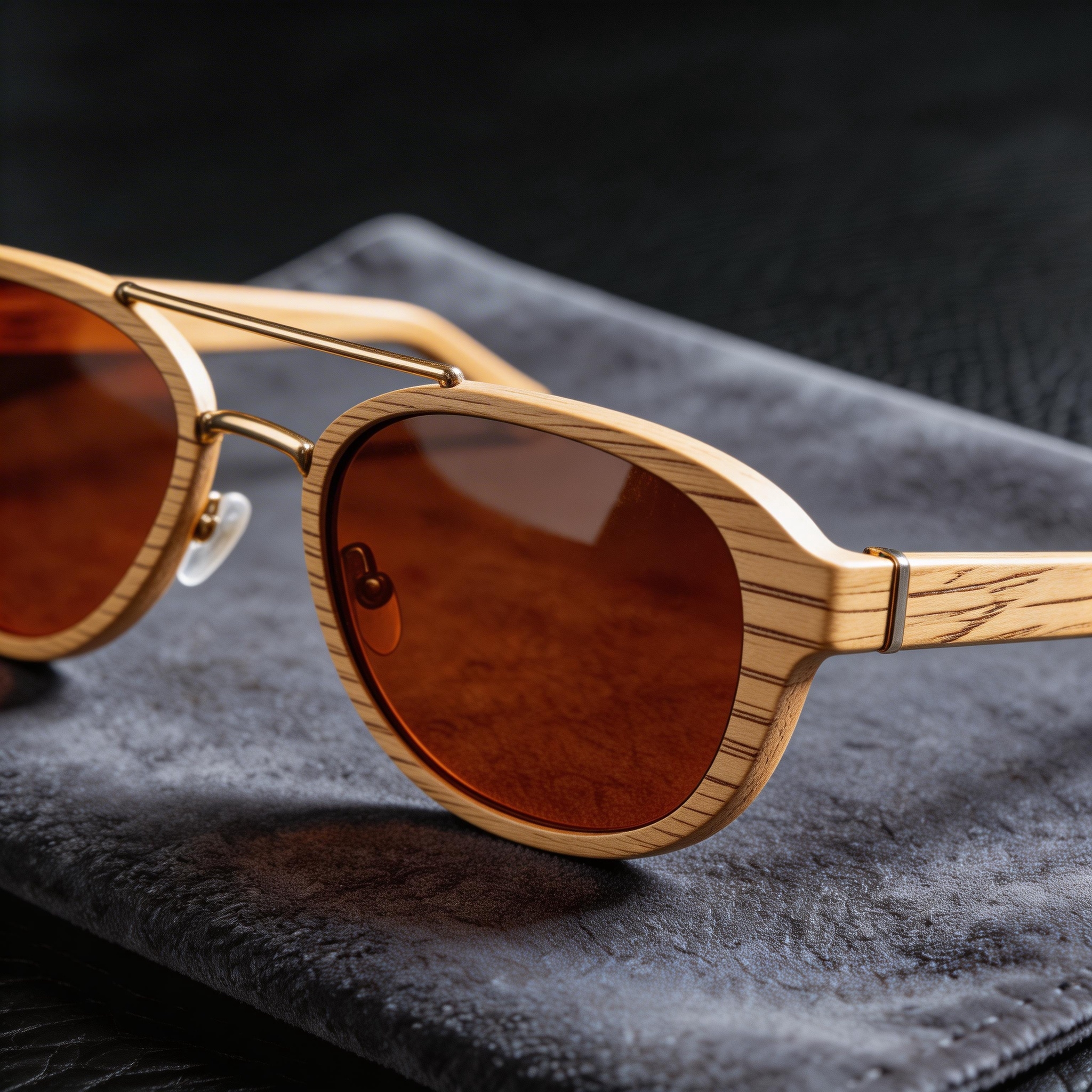 ✨ Unique | Wooden Frame | Stylish Outdoor Look | Ideal for Nature Lovers | Stunning Brown Lenses