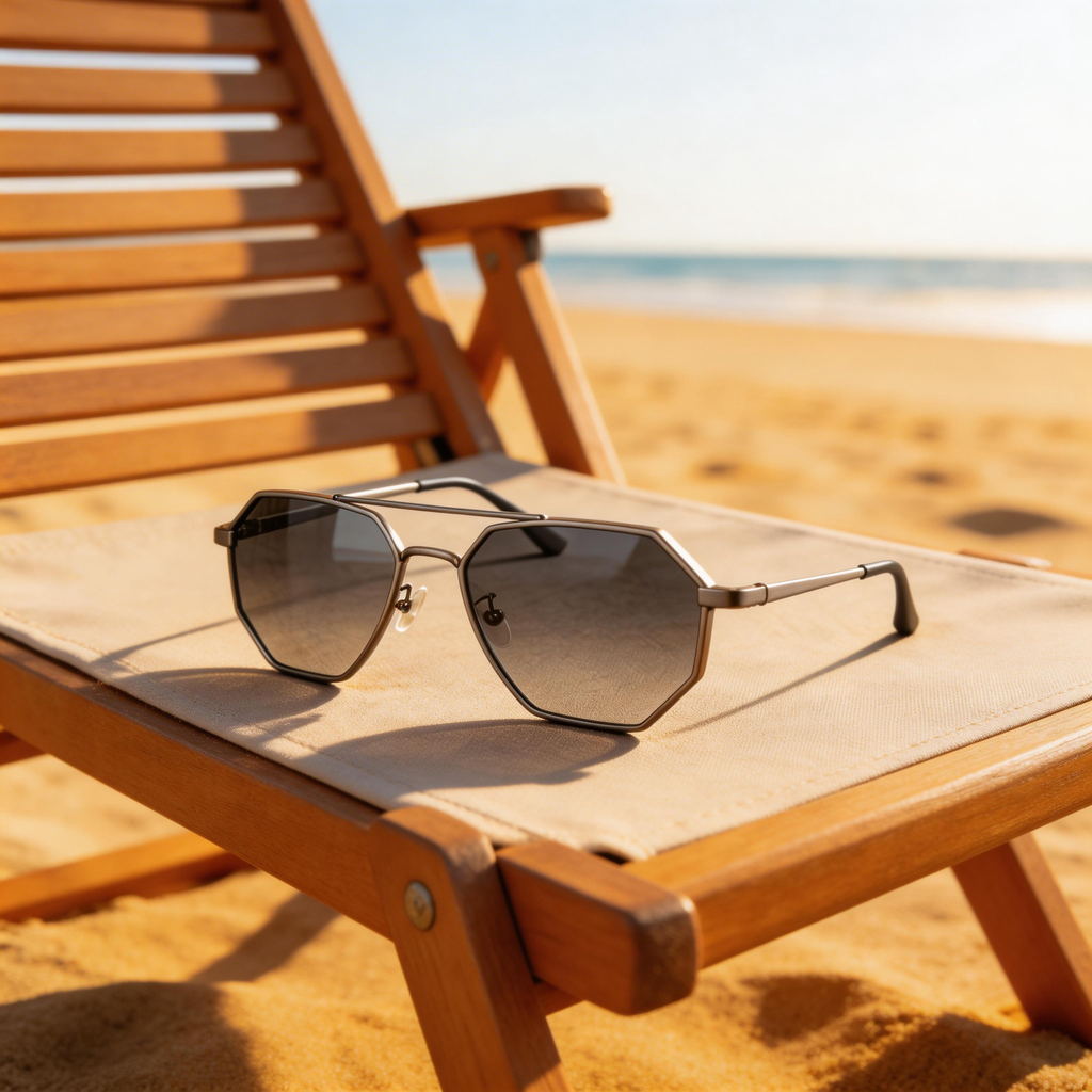 ✨ Trendy | Transparent Plastic Frame | Chic Outdoor Style | Perfect for Fashion Enthusiasts | Colorful Gradient Lenses