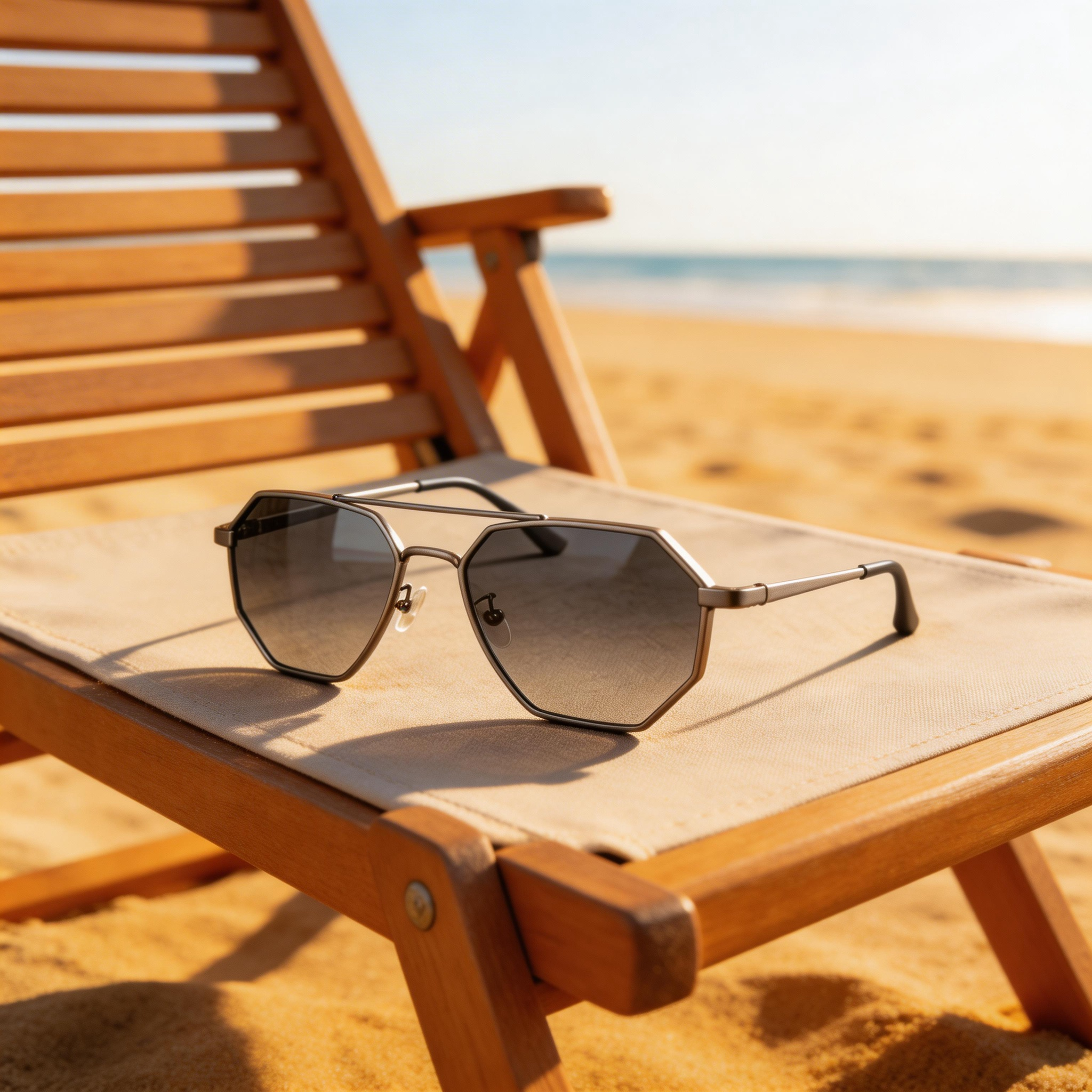 ✨ Trendy | Transparent Plastic Frame | Chic Outdoor Style | Perfect for Fashion Enthusiasts | Colorful Gradient Lenses