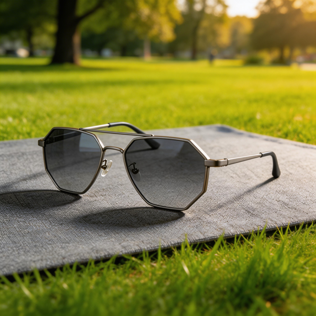 ✨ Trendy | Transparent Plastic Frame | Chic Outdoor Style | Perfect for Fashion Enthusiasts | Colorful Gradient Lenses