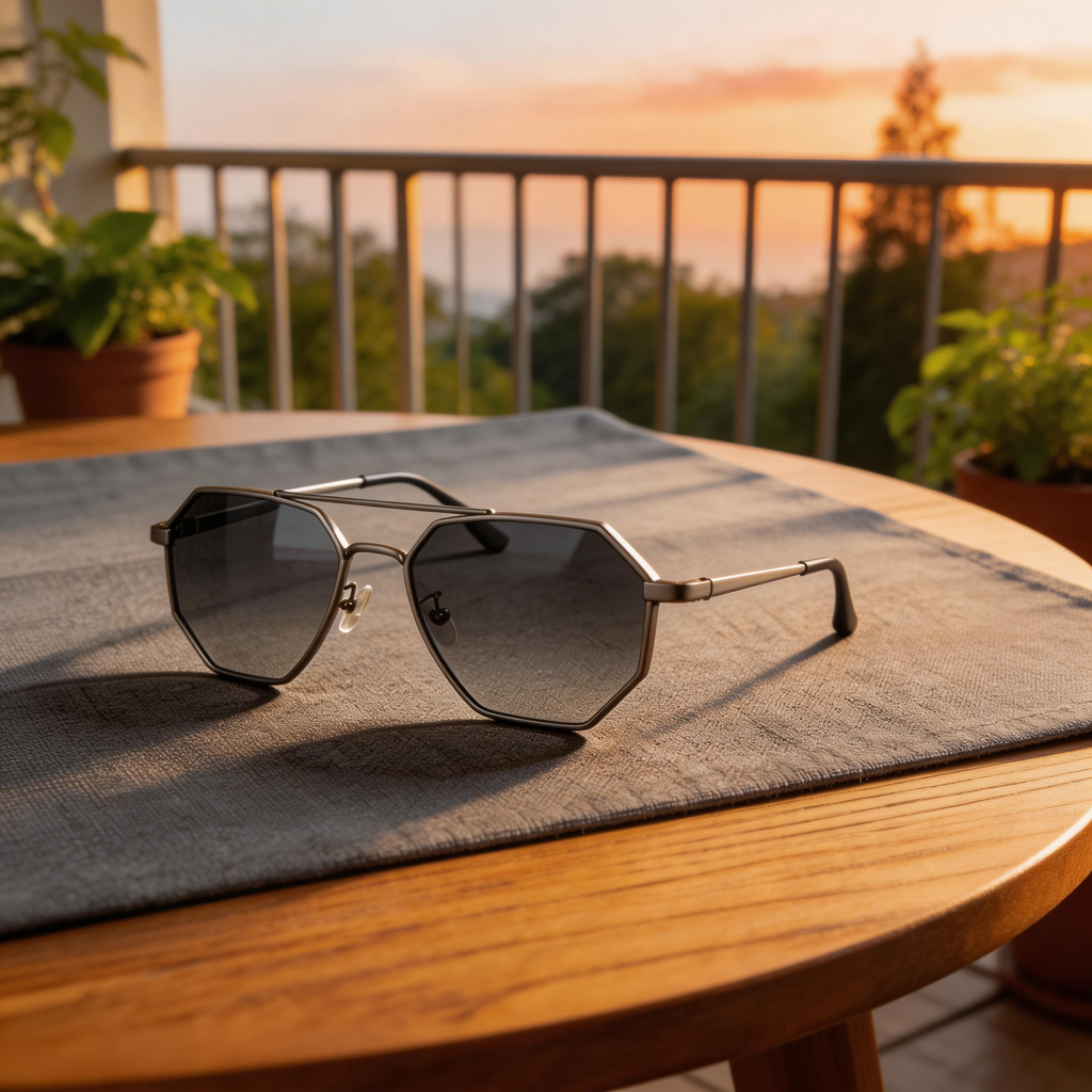 ✨ Trendy | Transparent Plastic Frame | Chic Outdoor Style | Perfect for Fashion Enthusiasts | Colorful Gradient Lenses