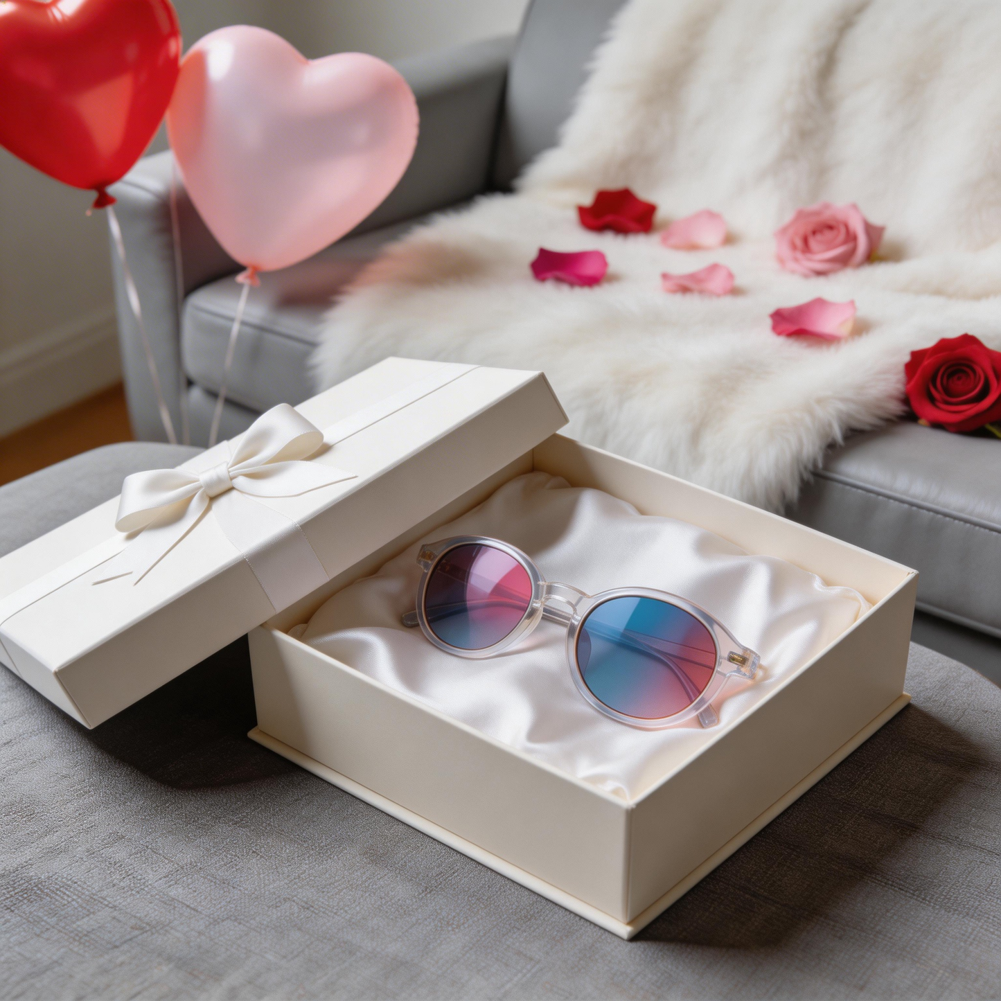 Trendy | Transparent Plastic Frame | Chic Outdoor Style | Perfect for Fashion Enthusiasts | Colorful Gradient Lenses