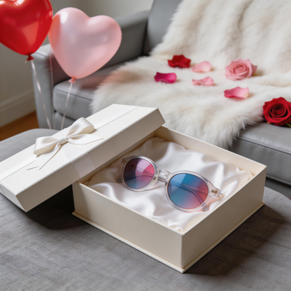 Trendy | Transparent Plastic Frame | Chic Outdoor Style | Perfect for Fashion Enthusiasts | Colorful Gradient Lenses