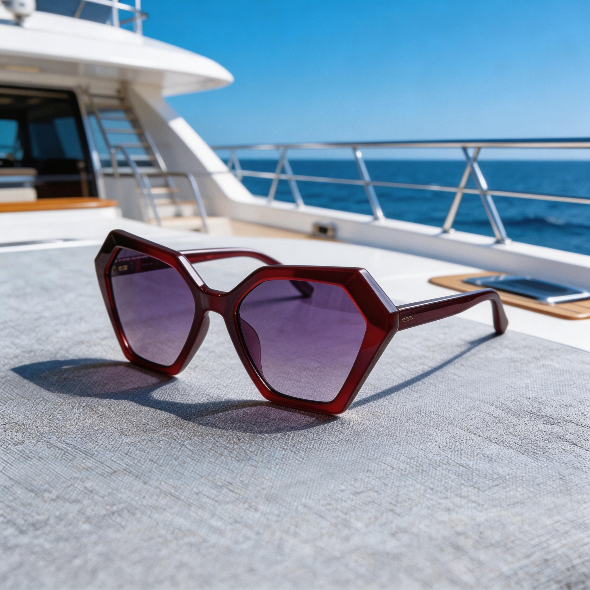 ✨ Bold | Plastic Frame | Fashion-Forward Style | Perfect for Trendsetters | Stunning Purple Gradient Lenses