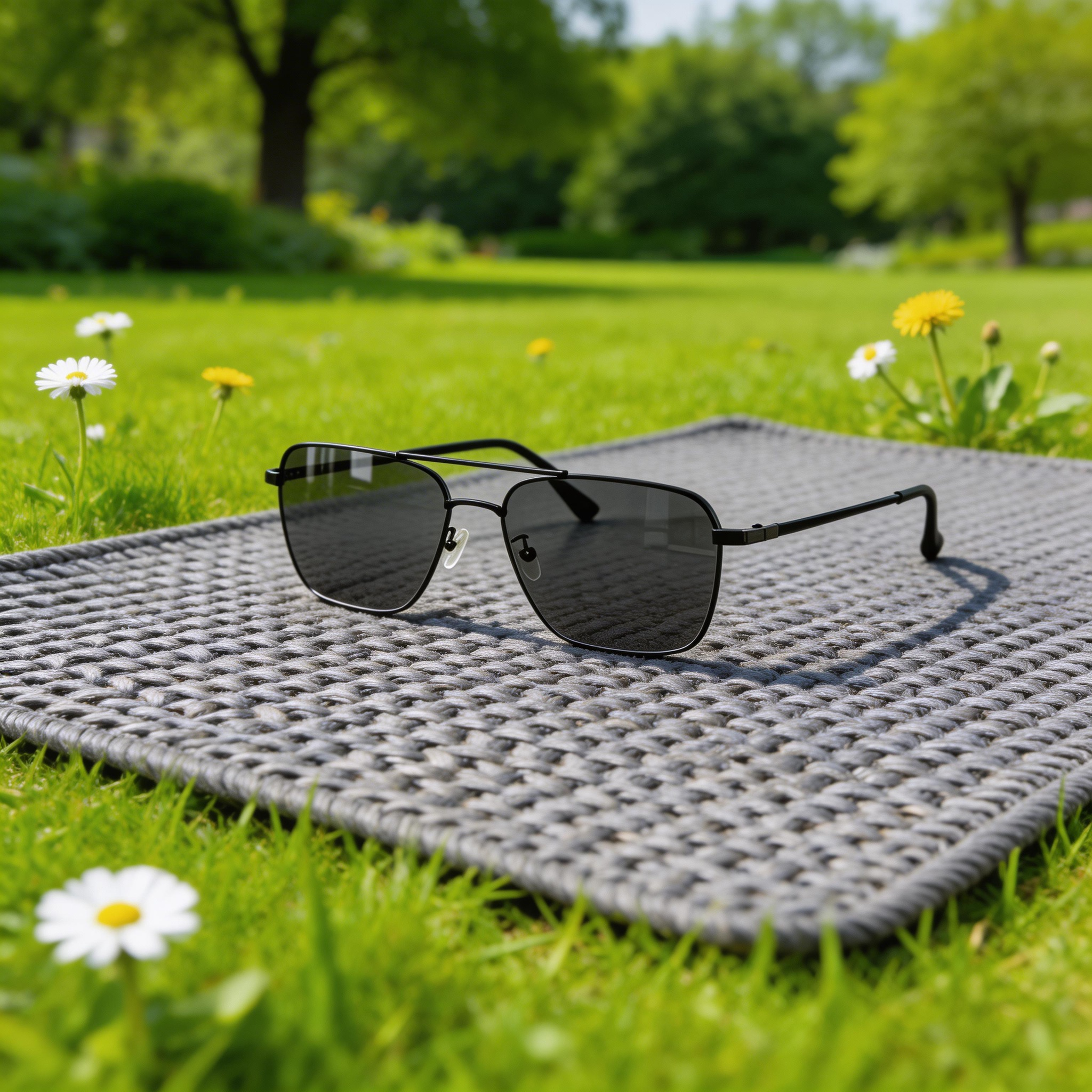 ✨ Sleek | Metal Frame | Urban Casual Style | Ideal for Trendsetters | Classic Grey Lenses